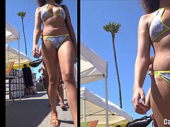 Sexy super hot Ass Thong bikini first-timer Babes voyeur HD Video