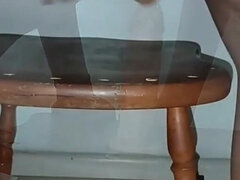 Duży tyłek, Dildo, Masturbacja, Solo