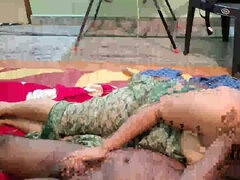 Desi Hot Beautiful Indian Wife Fucks in Saree