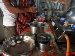 Aziatisch, Biseksueel, Stel, Huisgemaakt, Indisch, Naakt, Stiefmoeder, Vrouw