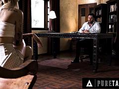 큰 음경, 금발의, 오랄섹스, 페티쉬, 하드코어, 유혹된