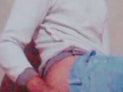 Desi Boy Showing Ass and Masturbating Cum Out