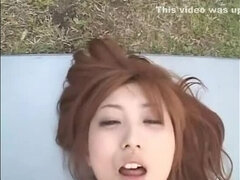 Corridas faciales, Grupo, Japonés, Al aire libre, Público, Tetas