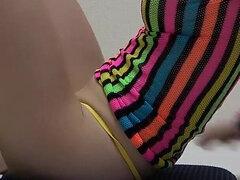 Asiatisch, Grosse titten, Konturen der schamlippen, Fetisch, Japanische massage, Rock, Erotischer film, Tanga