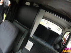 Beautiful Euro babe gets seduced by lesbian taxi driver