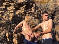 18 jahre, Leie, Grosser schwanz, Blasen, Europäisch, Schwul, Im freien, Jungendliche (18+)