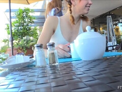 Closeup, Dançando, Extremo, Boquiaberta, Monstro, Orgasmo, Público, Minissaia