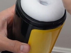 아마추어, 아시안, 큰 음경, 수음, 혼자