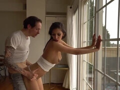 Amatorka, Obciąganie, Sperma, Głebokie gardło, Orgazm, Cipka, Jazda konna, Ostro