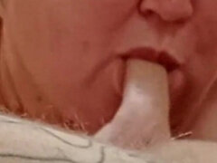 Ερασιτέχνης, Χοντρή γυναίκα, Ξανθιά, Πίπα, Σπέρμα στο στόμα της, Χύσιμο, Ώριμη