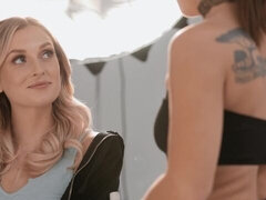 아마추어, 키스, 레즈비언, 랑제리, 수음, 보지, 면도된, 스트리핑