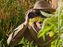 Stellung 69, Arschlecken, Blasen, Braunhaarige, Lecken, Mutti, Im freien, Muschi