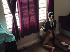 Afrikansk, Amatör, Svart, Avsugning, Par, Handjobb, Fitta, Rider