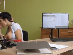 항문, 오랄섹스, 흑갈색 머리, 음경, 하드코어, 밀프