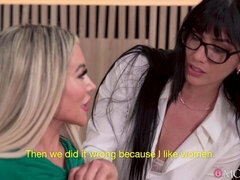 Duży tyłek, Całować, Lesbijka, Bielizna, Masturbacja, Mamuśka, Cipka, Odpędzanie