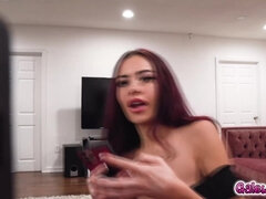 Sabina Rouge hooks up her str8 friend!