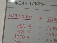 デカチン, ブロンド, フェラチオ, カップル, ドイツ人, 下着, 熟年, 三人