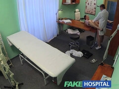 Watch this dirty doctor spy on a hot Czech saleswoman in a hospital bed