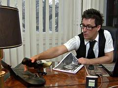 Pompino, Brunetta, Occhiali, Hardcore, Mamma che vorrei scoparmi, Ufficio, Segretaria, Sedotta