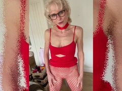 Amateur, Rubia, Gafas, Solo