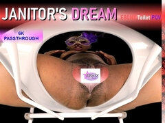 Janitors Dream Vol. 2 - Ebony Toilet POV Ass Worship
