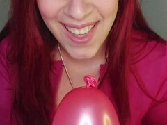 Your Girlfriend Discovers Your Balloon Fetish and Punishes You with a Rough Session!!
