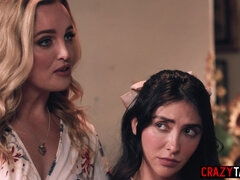 デカ尻, デカチン, デカパイ, フェラチオ, Hd, ラフ, ティーン, 三人