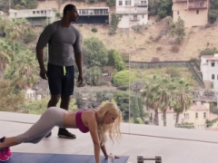 Blondinka, Fafanje, Doggystyle, Prvič, Hardcore, Hd, Medrasni seks