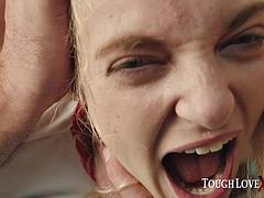 Blondin, Avsugning, Creampie, Utomhus, Slampa, Tuttar