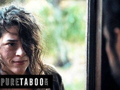 큰 음경, 음경, Hd, 남편, 자연의 가슴, 보지, 면도된, 젖가슴