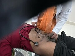 Hot Indian Doctor Examines Patient's Dick in Clinic - Desisridevi