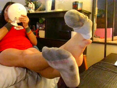 Amaterji, Velike joške, Rjavolaska, Stopala fetiš, Zrela, Nogavice, Tetovaže