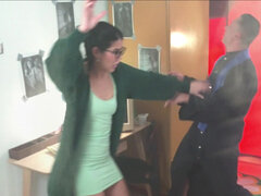 Culo, Negro, Checa, Atragantadas, Coño, Montar, Calcetines, Tatuaje