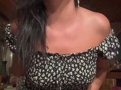 Grosser arsch, Blasen, Braunhaarige, Latina, Milf