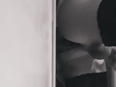 Amatör, Badrum, Dildo, Solo, Stockings