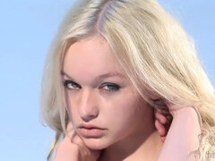 Rumpa, Blondin, Söt, Bröstvårtor, Rakad, Mager, Tonåring, Tuttar