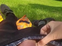 Veľké péro, Striekanie semena, Európskej, Gay, Nemecké, Masturbácia, Vonku, Sólo