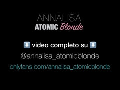Gode, Femelle, Petite amie, Italienne, Masturbation, Orgasme, Pute, Solo