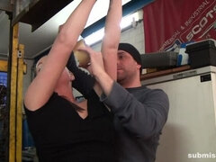 Lena mouth stuffed and tapegagged