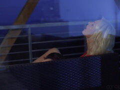 Petite Blonde Enjoys Intimate Date 1 - Zazie Skymm