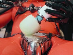 Amatéři, Bdsm, Stříkání spermatu, Fetiš, Latex, Masturbace, Sólo, Vibrátor