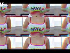 Store bryster, Pik sutte, Sædskud, Gruppe, Håndjob, Hårdt, Teenager, Bryster