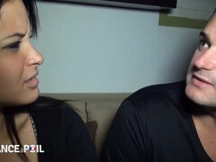 French - Jessyca wilson cow brunette