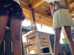 Μεγάλος κώλος, Ξανθιά, Μελαχροινή, Τσέχα, Κιλωτάκια, Πραγματικότητα, Φούστα, Κάτω από τη φούστα