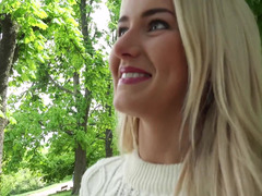 Amatorka, Blondynka, Nagość, Punkt widzenia, Mokry