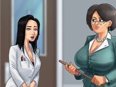 Naughty brunette teacher Hotsummer117 uses a magical belt for some steamy fun