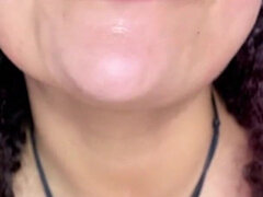 Asmr Close-up Mouth Eating Gummy Worms and Talking About Swallowing You