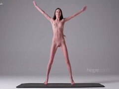 엉덩이, 수음, 보지, 빼빼한, 혼자, 청소년, 젖가슴