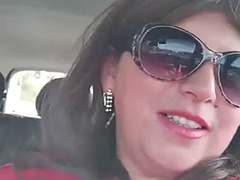 Voiture, Érotique, Européenne, Fétiche, Talons, Nylon, De plein air, Collant