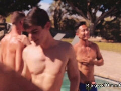 Anal, Mamada, Garganta profunda, Gay, Pajear, Pajearse, Músculo, Chupando